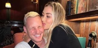 RING-A-DING-DING Jamie Laing’s fiancée Sophie Habboo giant diamond ring getting engaged to the multi-millionaire: Jamie Laing's fiancée Sophie Habboo's huge ring seen for the first time since the proposal