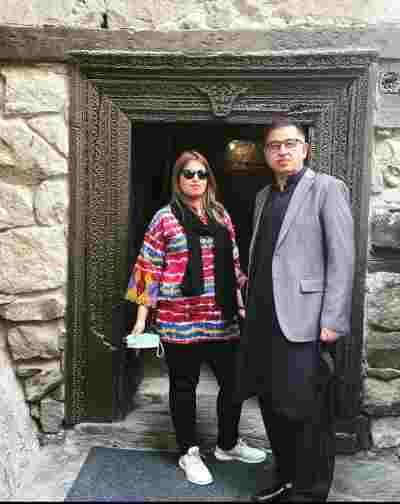 Dr Iftikhar Durrani and Rabia Malik Photo