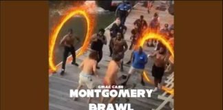 Montgomery Chair Fight Video from Albama Riverfront Dock Yard Brawl Watch full Montgomery Chair Fight Video from Albama Riverfront Dock Yard Brawl, At one point a woman is thrown into the water there is...