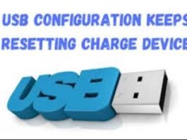 Default USB configuration keeps resetting charge device default usb configuration keeps resetting charge device