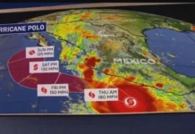 Hurricane Polo Intensifies to a Category 4 in the Waters Near Mexico as Another Hurricane is Born Hurricane Polo Intensifies to a Category 4