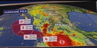 Hurricane Polo Intensifies to a Category 4 in the Waters Near Mexico as Another Hurricane is Born Hurricane Polo Intensifies to a Category 4