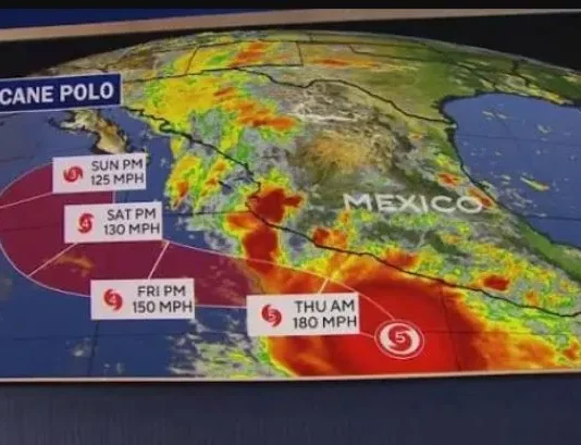 Hurricane Polo Intensifies to a Category 4 in the Waters Near Mexico as Another Hurricane is Born Hurricane Polo Intensifies to a Category 4